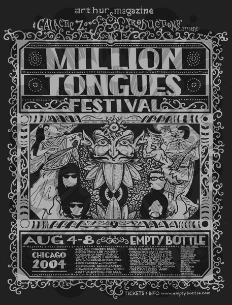 Poster Art from the Million Tongues Festival 2004